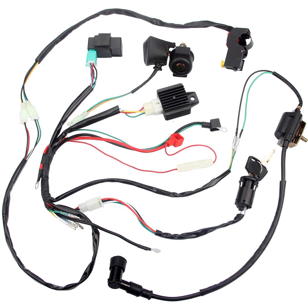 DKIIGAME front wiring harness showing organized layout and easier installation