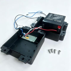 DLFZWB LED test light illuminated during pre-trip check for immediate battery status