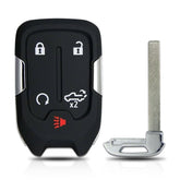 DLGHPO front view of smart key fob showing five-button layout and easy replacement