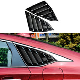 DLOVEG installed rear side window louver on Honda Accord shows sporty styling benefit