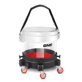DNA Motoring front view of full 5-gallon bucket showing organized kit and convenience