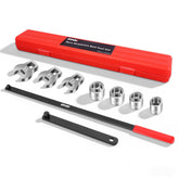 DNA MOTORING front view of case and full tool set for organized storage