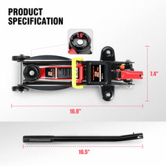 DNA MOTORING side view of swivel casters and steel frame showing smooth positioning benefit