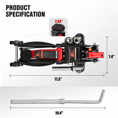 DNA MOTORING swivel casters shown for effortless maneuvering and precise placement