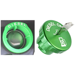 DOCA diesel cap magnet closeup showing embedded magnet for hands-free holding