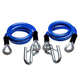 DocksLocks front packaging showing pair of 48-inch cables and benefits