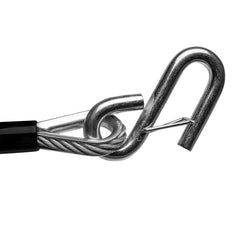 DocksLocks installed between vehicle and trailer demonstrating secure towing