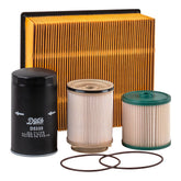 Doc's Diesel front packaging showing all included filters and clear labeling for easy identification and convenience