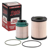 Doc's Diesel front view of packaged replacement filter showing label and fitment, reliable compatibility