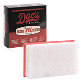 Doc's Diesel front packaging showing replacement filter and fitment details