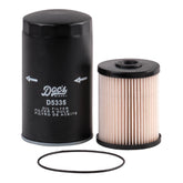 Doc's Diesel kit front packaging showing both filters and benefits