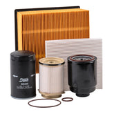 Doc's Diesel kit packaging front view showing all included filters and convenient service set