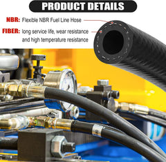 dojobkinb installed on an engine fuel line, illustrates secure fuel routing