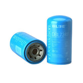 Donaldson DBL7349 front view showing canister and label, highlights brand reliability