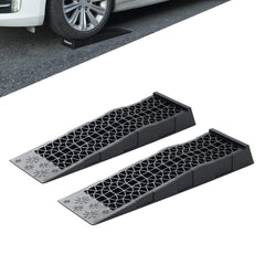 Donext front view of both ramps showing compact storage and quick setup benefit