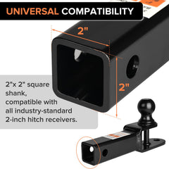Donext hitch installed on ATV demonstrating secure attachment and practical use