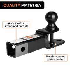 Donext side profile of 2x2 shank showing fit for standard receivers and easy insertion