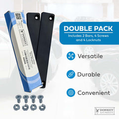 Donkey Auto Products magnet mounted on car rear panel demonstrating secure short-term use