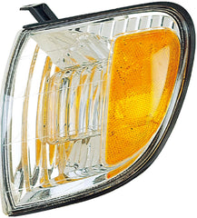 Dorman driver side turn signal front view showing fit and clear lens benefit