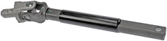 Dorman shaft beside ruler for scale showing length and sizing benefit for fit confirmation