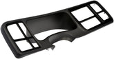 Dorman 57318 front view bezel showing exact OEM-style fit and clean finish