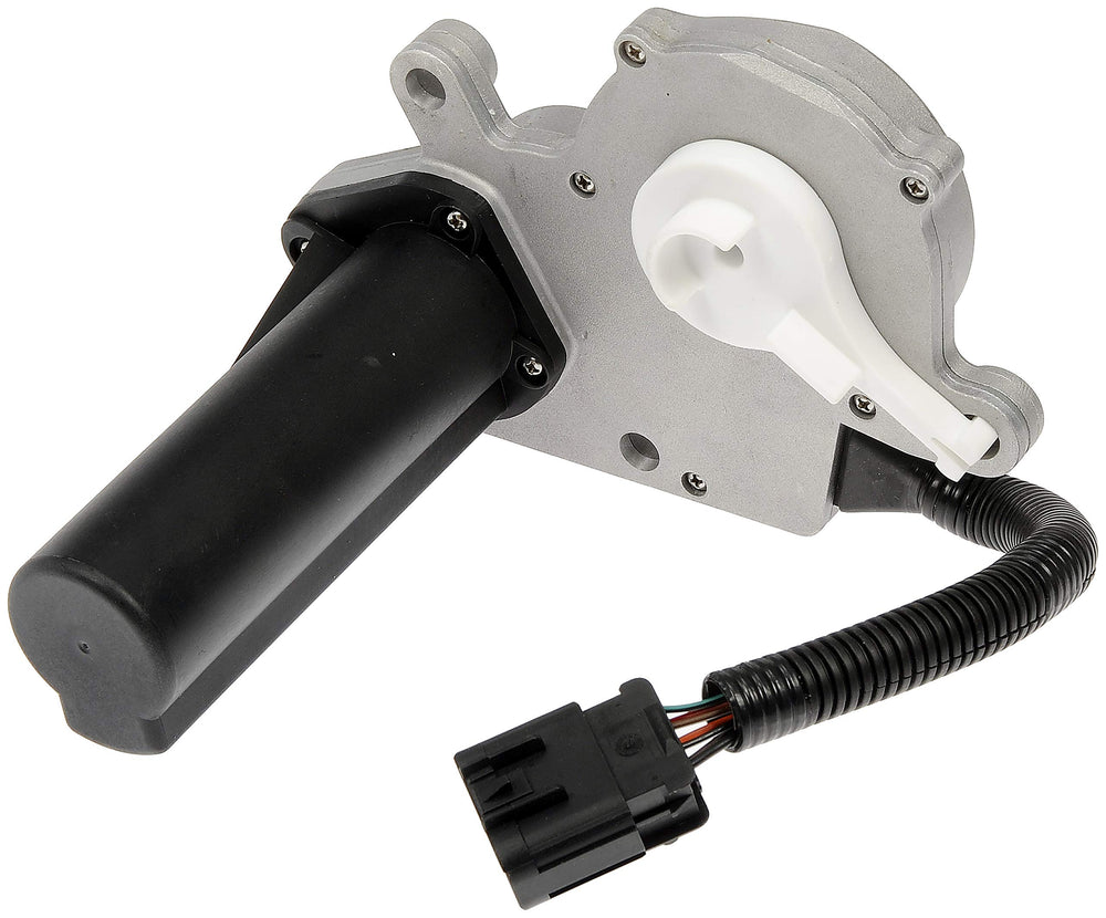 Dorman transfer case motor front view showing fit and alignment benefit