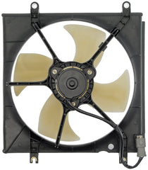 Dorman 620-230 front assembly view showing complete fan for direct-fit replacement