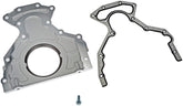 Dorman front view of rear main seal cover showing fit and alignment benefits