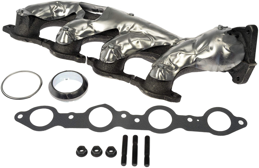 Dorman 674-732 front view showing ductile iron manifold and ports for reliable fit