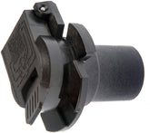 Dorman front view of trailer hitch connector showing shape and pins for confident fit