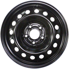 Dorman wheel close-up of rim lip and valve stem highlighting durable construction benefit