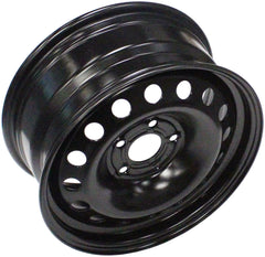 Dorman wheel next to ruler showing 16x7 size for accurate selection benefit