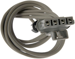 Dorman resistor installed in vehicle HVAC housing demonstrating restored blower control