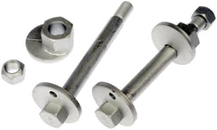 Dorman cam bolt closeup showing threads and eccentric cam, ensures accurate alignment