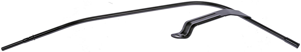 Dorman metal dipstick tube front view showing full-length fit and durability