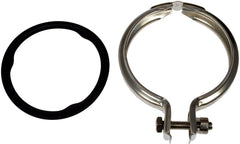 Dorman clamp next to ruler showing size and fit for correct selection