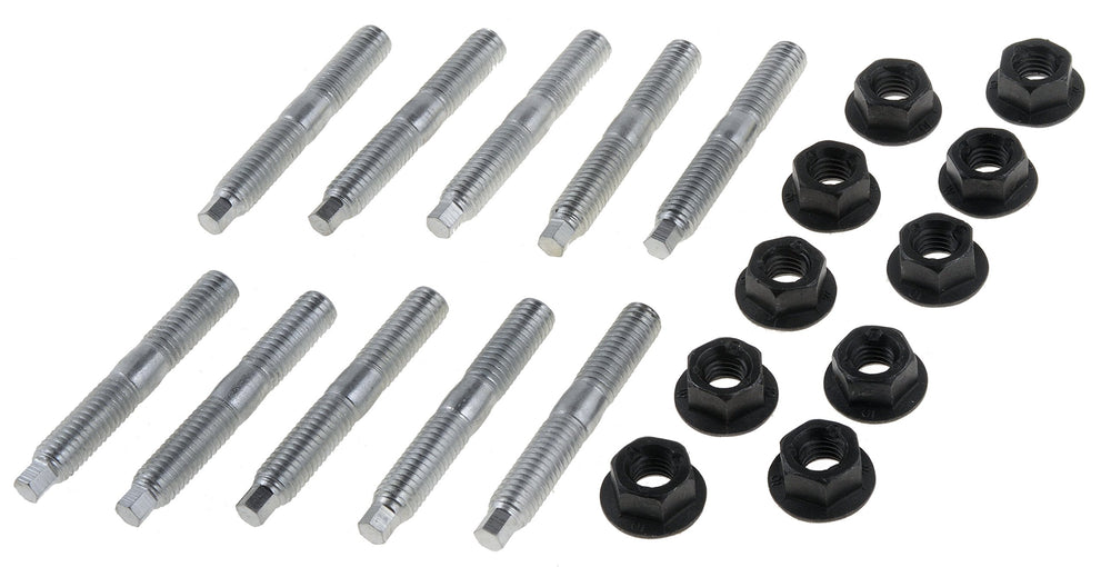 Dorman kit front packaging showing included manifold hardware and brand benefits