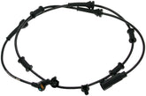 Dorman front ABS wheel speed sensor front view showing robust housing and easy fit