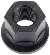 Dorman front packaging of 10 wheel nuts showing product and compact storage benefit