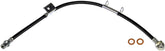 Dorman front passenger hose in packaging showing part number and benefit of exact fit