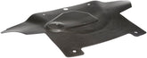 Dorman front splash guard front view showing full coverage and restored protection