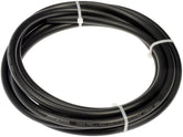 Dorman fuel line front view showing clean 3/8 inch tubing and clear length benefit
