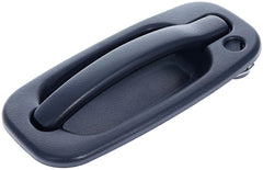 Dorman handle next to ruler demonstrating compact size and straightforward installation benefit