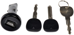 Dorman ignition lock cylinder with two transponder keys and valet key, convenient setup benefit