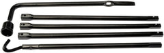 Dorman handle used with vehicle jack showing restored roadside capability