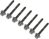 Dorman intake manifold screw front view showing head shape and fit benefit