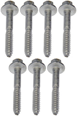 Dorman intake manifold screw installed on manifold showing secure clamp benefit