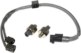 Dorman knock sensor kit front package showing included sensors and harness for quick repair