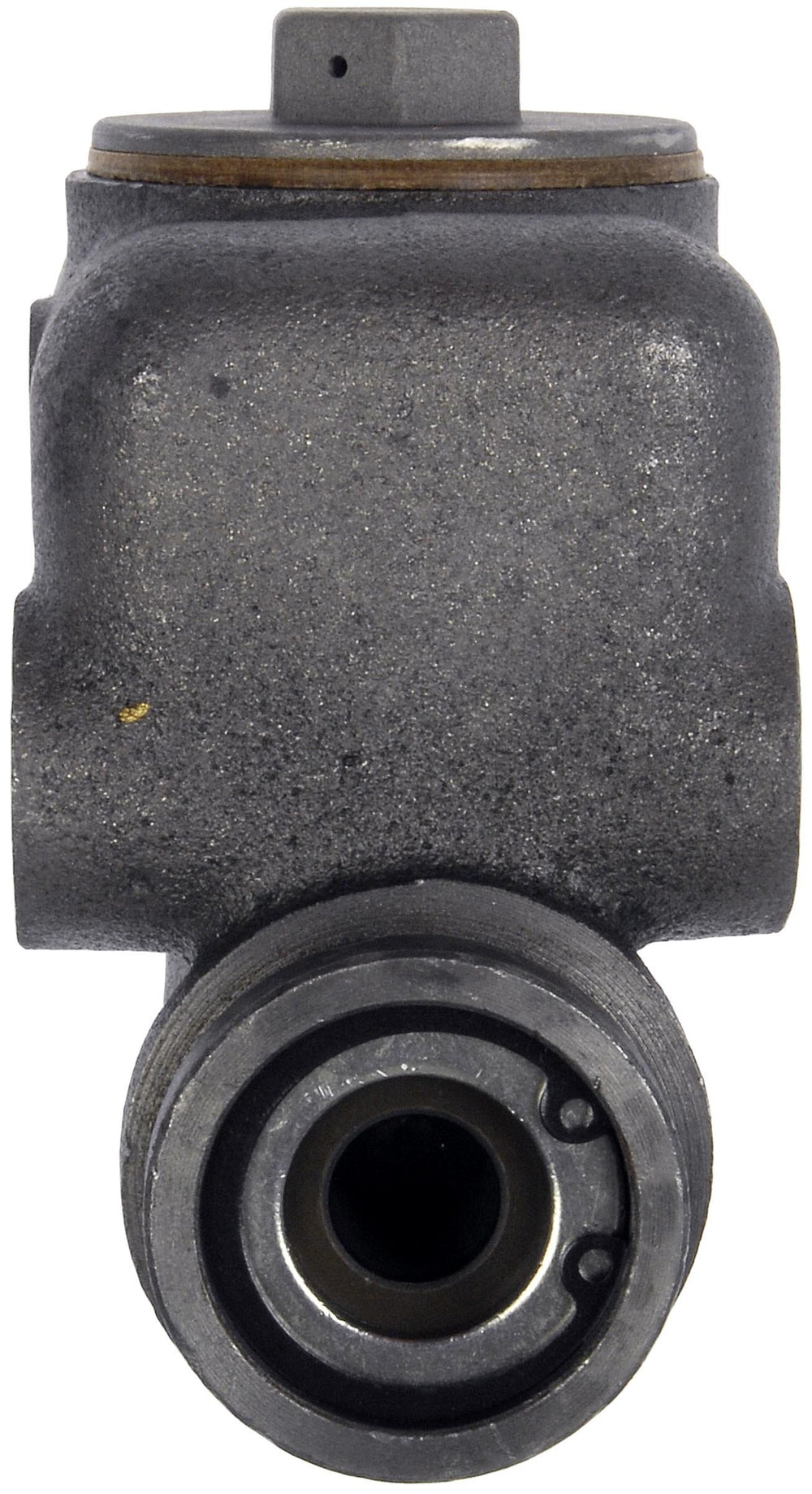 Dorman M2796 front view showing ports and mounting for quick visual fit verification