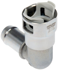 Dorman metal heater connector front view showing durable construction and reliable fit